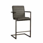 Tower Living Barkruk Rocca Leer Bull Anthracite (2)