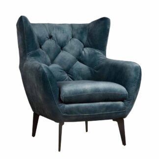 Tower Living Fauteuil Bomba Stof Bliss 18 Blue (2)