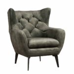 Tower Living Fauteuil Bomba Stof Bliss 20 Dark Green (2)