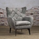 Tower Living Fauteuil Bomba Stof Bliss 4 Grey