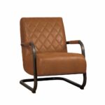 Tower Living Fauteuil Civo Leer Bull Cognac (2)