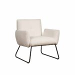 Tower Living Fauteuil Dante Stof Teddy MJ8 1 White (2)