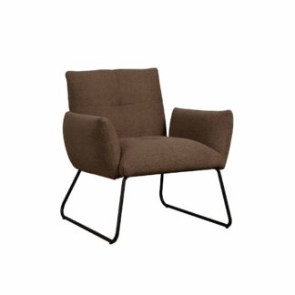 Tower Living Fauteuil Dante Stof Teddy MJ8 7 Dark Brown (2)