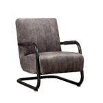 Tower Living Fauteuil Riva Stof Adore 29 Anthracite (2)