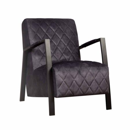 Tower Living Fauteuil Villa Stof Adore 29 Anthracite (2)