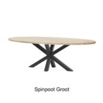 Ovale Eiken Eettafel Rustiek Spinpoot Groot.jpg