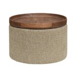 Hocker Ossana Met Tray 60 cm