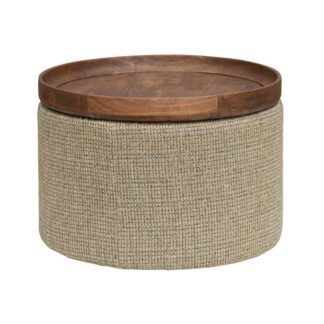 Hocker Ossana Met Tray 60 cm