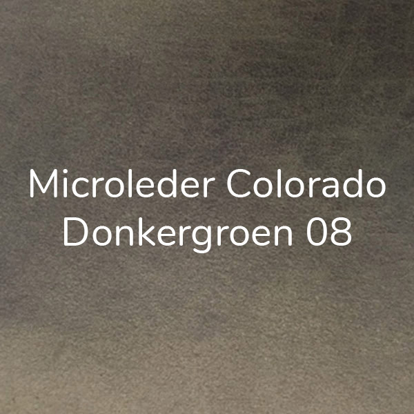 Microleder Colorado Donkergroen 08