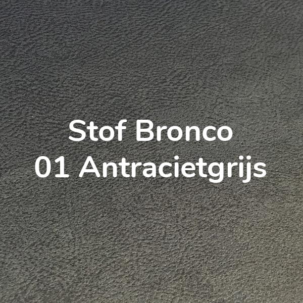 Stof Bronco 01 Antracietgrijs