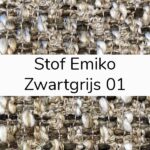 Stof Emiko Zwartgrijs 01