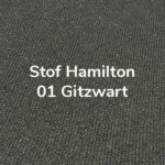 Stof Hamilton 01 Gitzwart