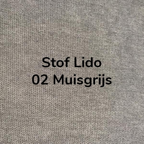 Stof Lido 02 Muisgrijs