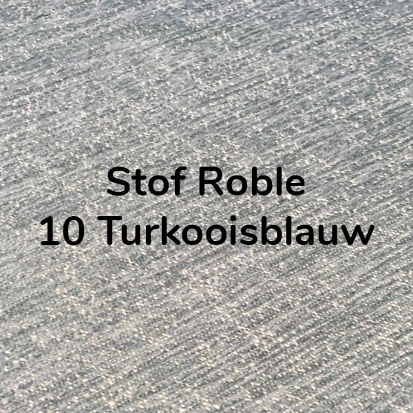 Stof Roble 10 Turkooisblauw