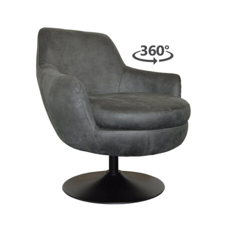 Eco-leer Bull 67 Anthracite