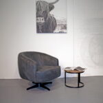 Fauteuil Macone - Eco leer Bull 67 Anthracite Sfeerfoto