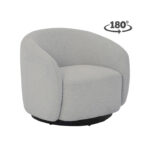 Tower Living Fauteuil Belfast Stof Copenhagen 803 Cement Grey