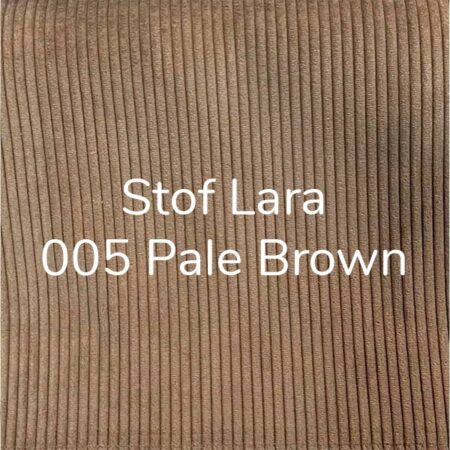 Stof Lara 005 Pale Brown