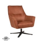 LABEL51 Fauteuil Tod Cognac Microvezel 76x75x90 cm Perspectief.jpg.jpg