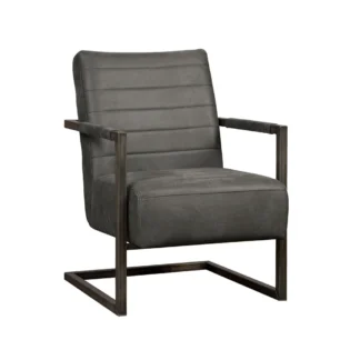 Tower Living Fauteuil Rocca Bull Antraciet