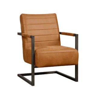 Tower Living Fauteuil Rocca Bull Cognac