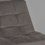 LABEL51 Draaifauteuil Alvar 53x57x83 Cm Antraciet Cosmo Detail v2