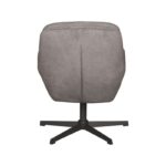 LABEL51 Draaifauteuil Moss 70x77x90 Cm Antraciet Cosmo Achterkant