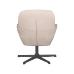 LABEL51 Draaifauteuil Moss 70x77x90 Cm Naturel Touch Achterkant