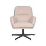 LABEL51 Draaifauteuil Moss 70x77x90 Cm Naturel Touch Voorkant