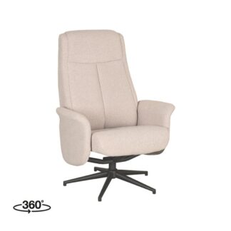 LABEL51 Relaxfauteuil Bergen 77x76x105 Cm Naturel Touch Perspectief 360 v2