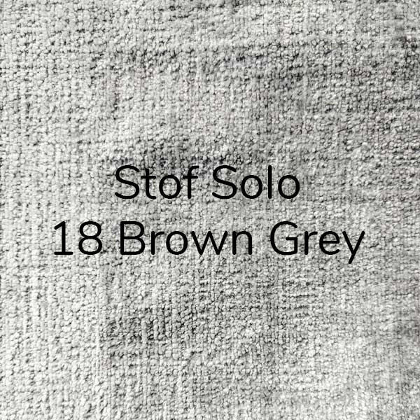 Stof Solo 18 brown Grey